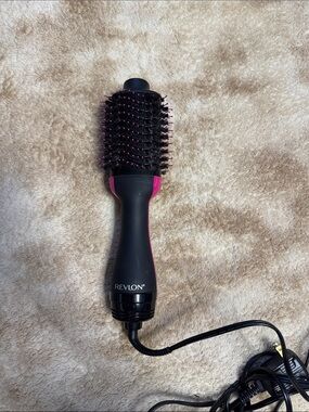 Revlon Black and Pink Hot Air Styling Brush